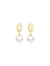 Pearlescent Link Earrings (Pair)