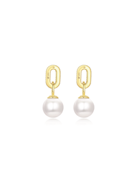 Pearlescent Link Earrings (Pair)