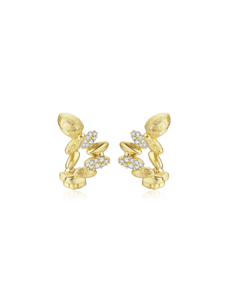 Elysian Gold Earrings (Pair)