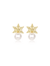 Pearly Snow Earrings (Pair)