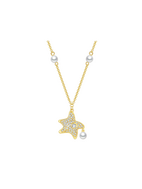 Pearlescent Star Necklace