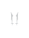 Lucky Star Earrings (White) (Pair)