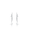 Lucky Star Earrings (White) (Pair)