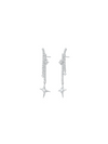 Lucky Star Earrings (White) (Pair)