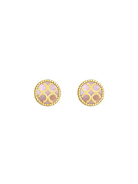 Signature Studs - Pink (Pair)