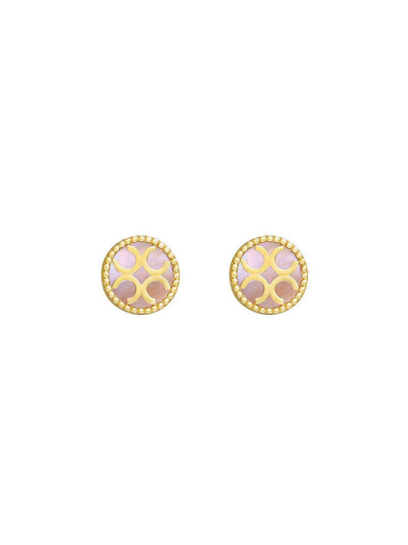 Signature Studs - Pink (Pair)