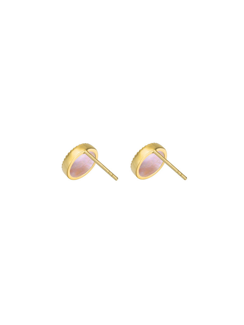 Signature Studs - Pink (Pair)