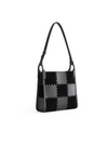 Square Stitch Tote Bag (Medium) - Black